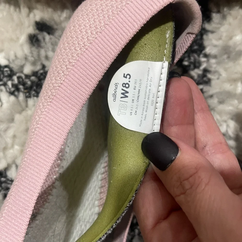 Allbirds Women's Light Pink Knit Flats - Picture 4 of 4